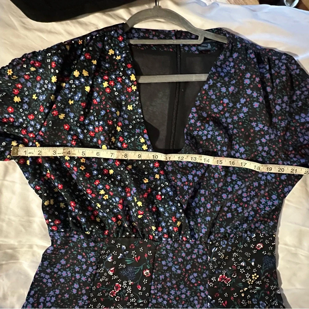 French Connection floral dress size 12 - Picture 6 of 10